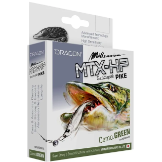 Żyłka Dragon Millenium MTX - HP SZCZUPAK 0,30mm Oliwkowozielona