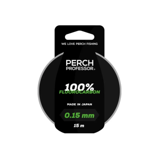 Perch Professor 100% Fluorocarbon 0,15mm, 1,5 kg - 15m