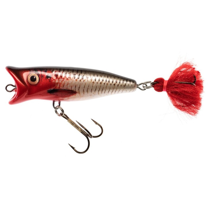 Wobler powierzchniowy Jaxon Popper Chlup RB 9cm / 12g