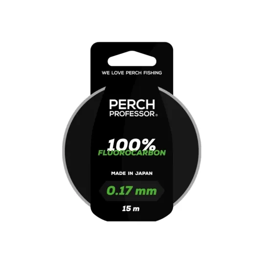 Perch Professor 100% Fluorocarbon 0,17mm, 1,8 kg - 15m