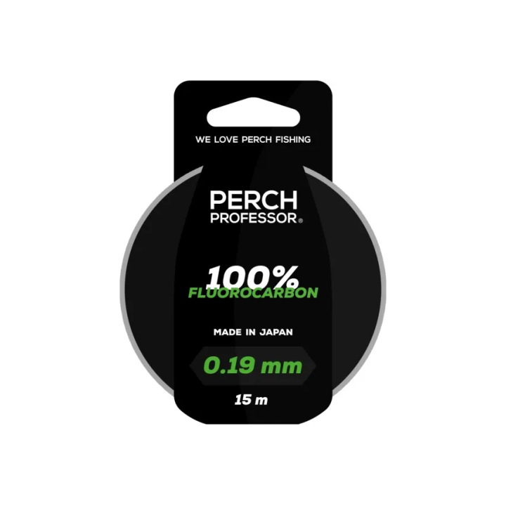 Perch Professor 100% Fluorocarbon 0,19mm, 2,3 kg - 15m