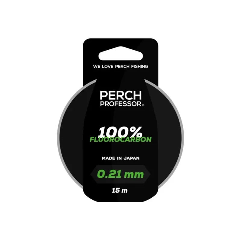 Perch Professor 100% Fluorocarbon 0,21mm, 2,9 kg - 15m