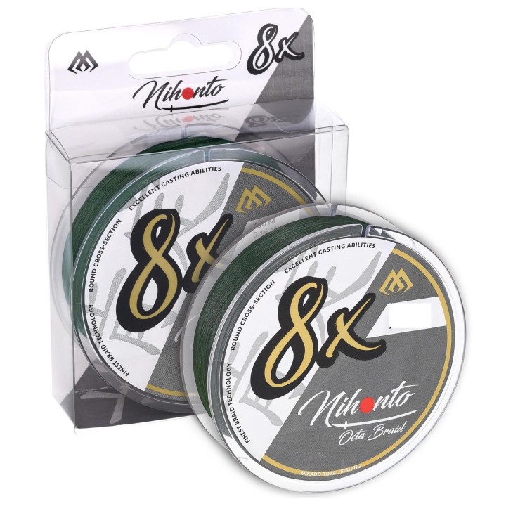 Plecionka Mikado - NIHONTO OCTA BRAID 8x- 0.06mm / 4.15kg / 150m - ZIELONA