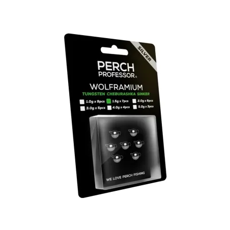 Perch Professor czeburaszka wolframowa srebrna 1,5g - 7szt