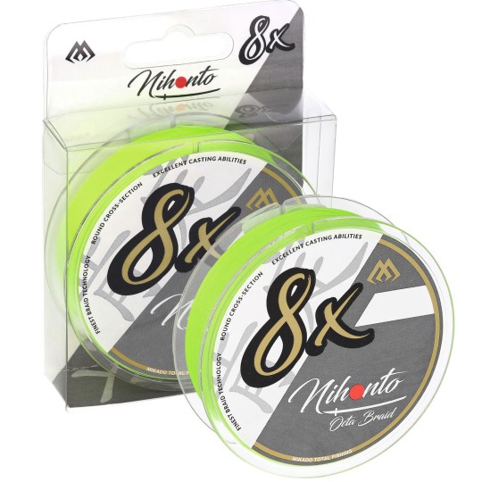 Plecionka Mikado - NIHONTO OCTA BRAID 8x- 0.16mm / 12.9kg / 150m - Fluo