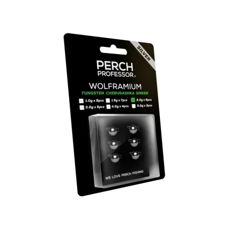 Perch Professor czeburaszka wolframowa srebrna 2g - 6szt