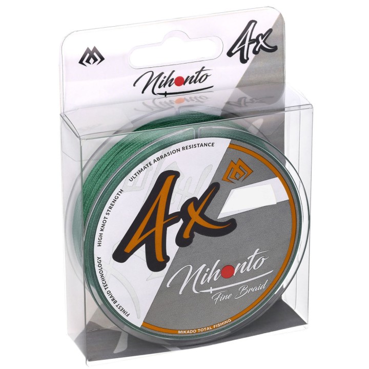 Plecionka Mikado - NIHONTO OCTA BRAID 4x- 0.08mm / 4.95kg / 150m - Zielona