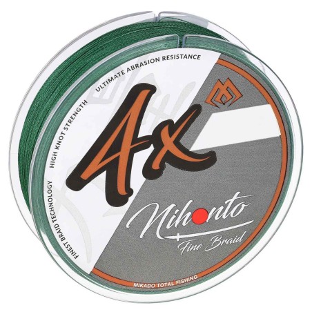 Plecionka Mikado - NIHONTO OCTA BRAID 4x- 0.12mm/8.8kg/150m - Zielona