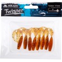 Mikado TWISTER 51 mm / ORANGE PEPPER - op 8 szt.