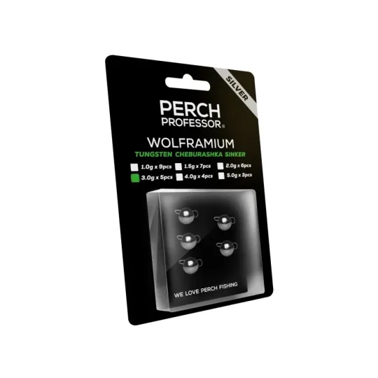 Perch Professor czeburaszka wolframowa srebrna 3g - 5szt
