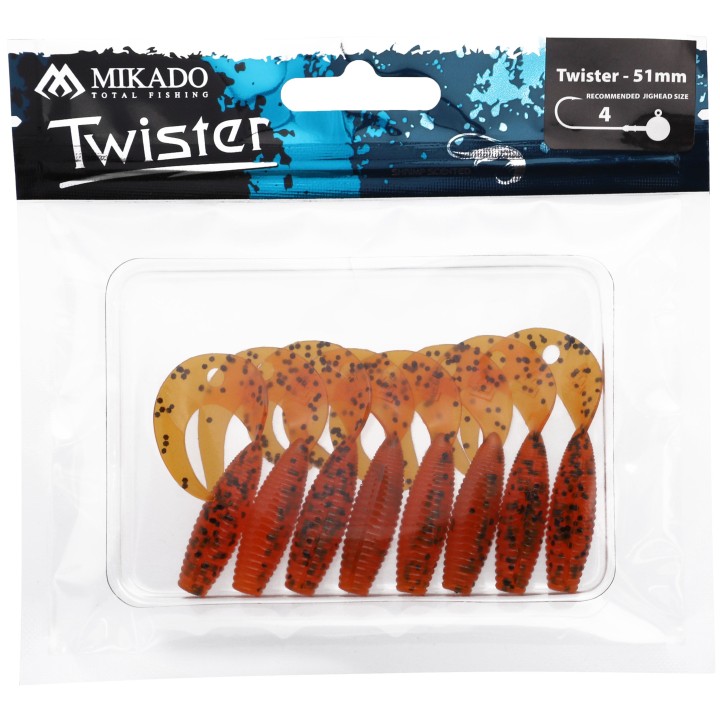 Mikado TWISTER 51 mm / PEPPER TEA - op 8 szt.