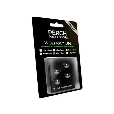 Perch Professor czeburaszka wolframowa srebrna 4g - 4szt