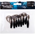 Mikado TWISTER 51 mm / BLACK - op 8 szt.