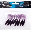 Mikado TWISTER 51 mm / GRAPE - op 8 szt.