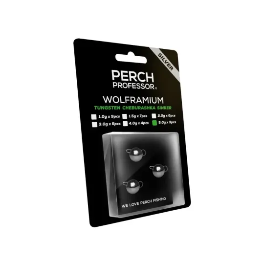 Perch Professor czeburaszka wolframowa srebrna 5g - 3szt