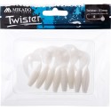 Mikado TWISTER 51 mm / WHITE - op 8 szt.