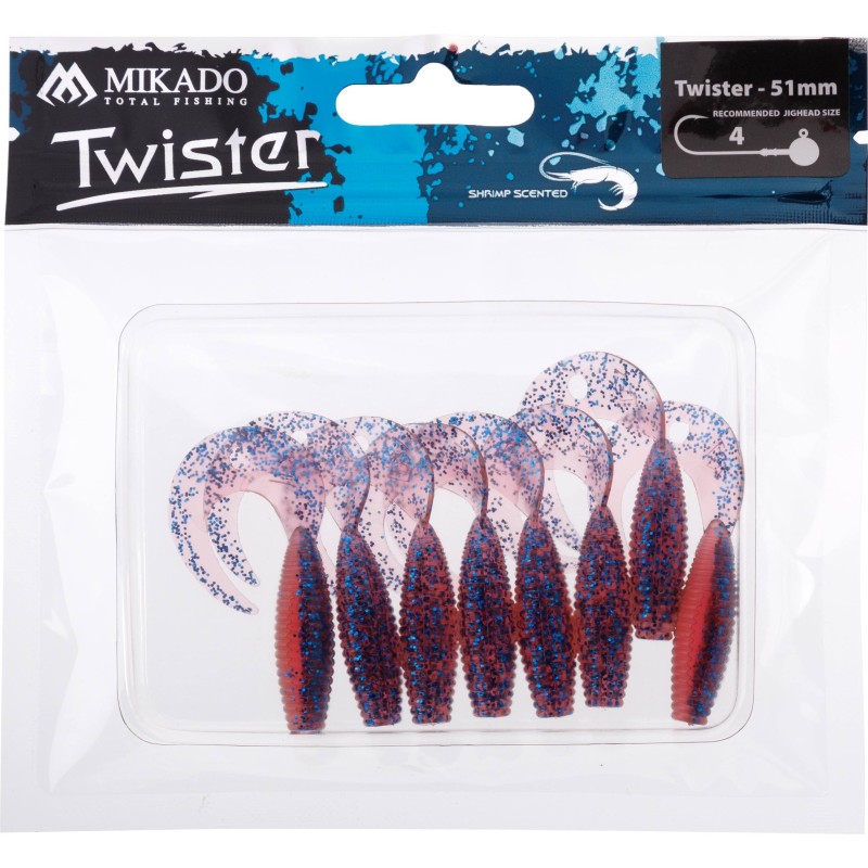 Mikado TWISTER 51 mm / VIOLET - op 8 szt.