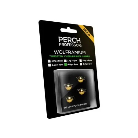 Perch Professor czeburaszka wolframowa złota 4g - 4szt