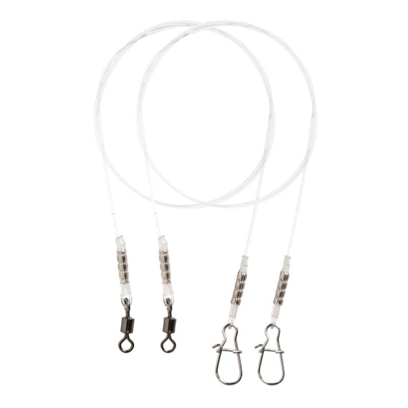 Przypony Fluorocarbonowe Mikado - JAWS LIGHT 45cm/8kg - op.2szt.