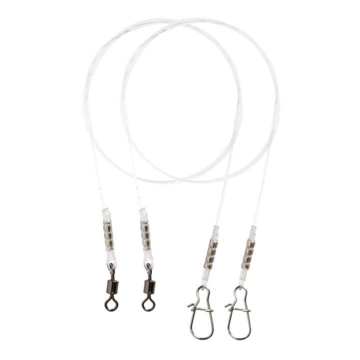 Przypony Fluorocarbonowe Mikado - JAWS MEDIUM 25cm/12kg - op.2szt.