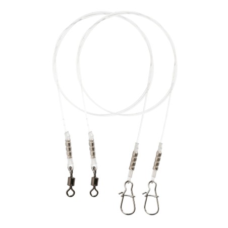 Przypony Fluorocarbonowe Mikado - JAWS MEDIUM 35cm/12kg - op.2szt.