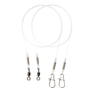 Przypony Fluorocarbonowe Mikado - JAWS SUPER STRONG 50cm/35kg/0.9mm - op.2szt.