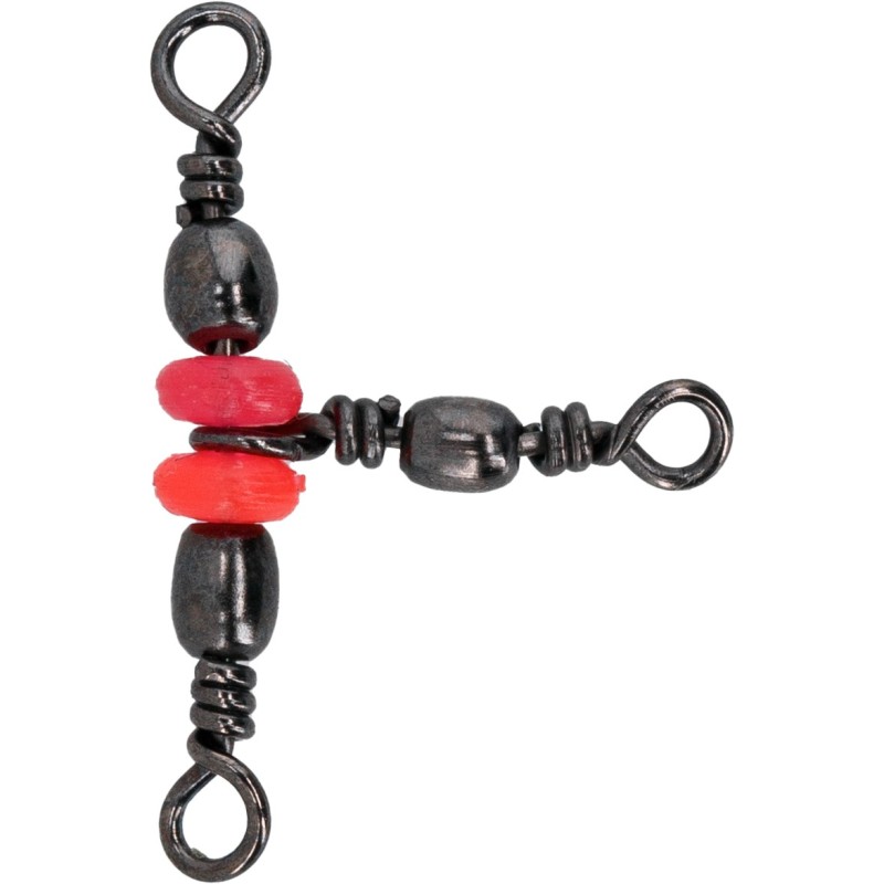 Krętliki Baryłkowye Mikado - Potrójne z koralikami - rozm. 12/14 BN - op.5szt.