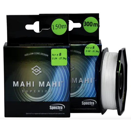 Plecionka Mahi Mahi 8x 0,10mm / 5,6kg 150m Biała