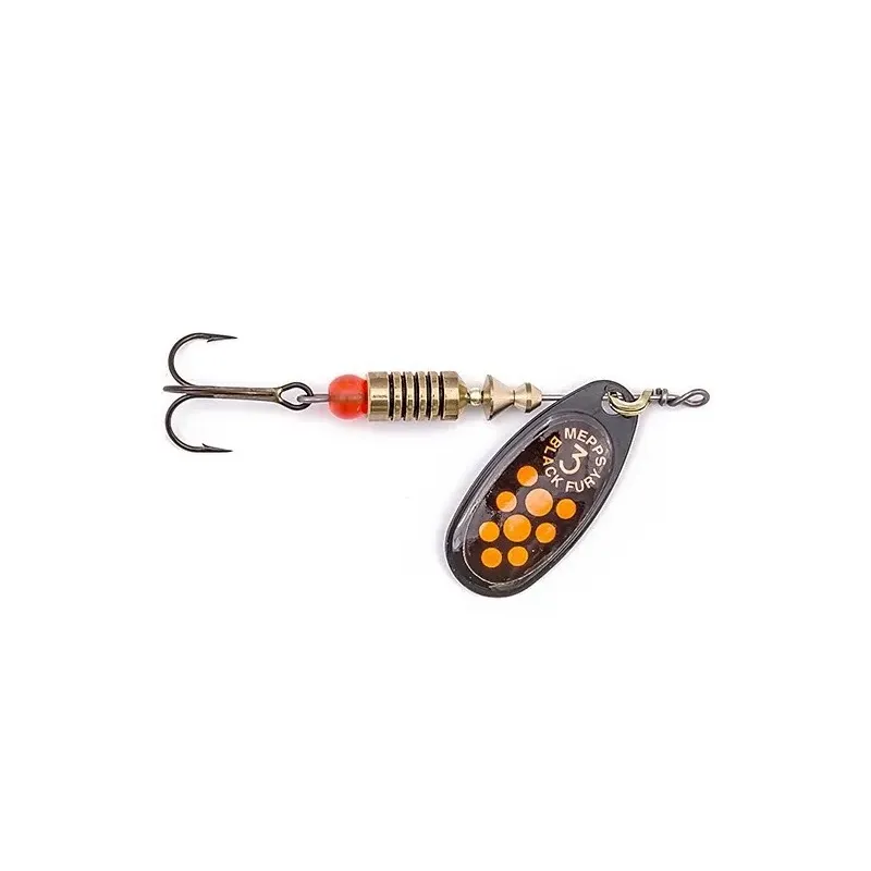 Błystka obrotowa Mepps BLACK FURY czarny / czerwone kropki 4 / 8g