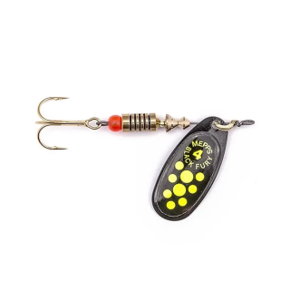 Błystka Mepps BLACK FURY srebrny / seledynowe kropki 4 / 8g