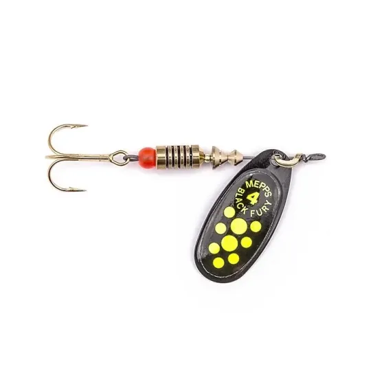 Błystka Mepps BLACK FURY srebrny / seledynowe kropki 4 / 8g