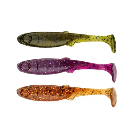 Perch Professor Fluky Shad 5cm MIX - 7szt