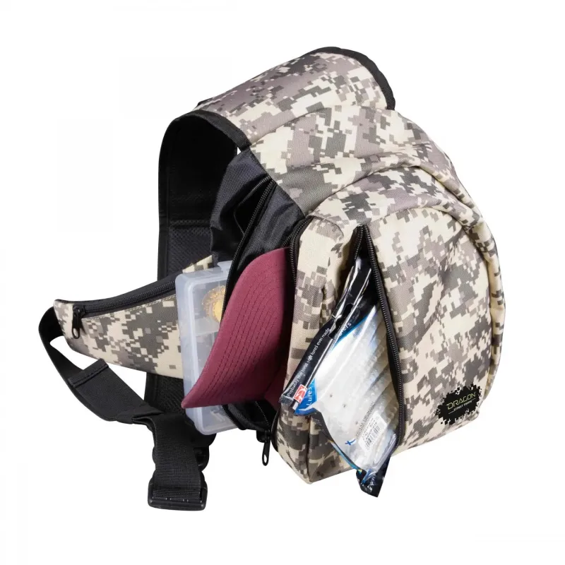 Plecak wędkarski obracany Dragon STREET FISHING typu ”bag”