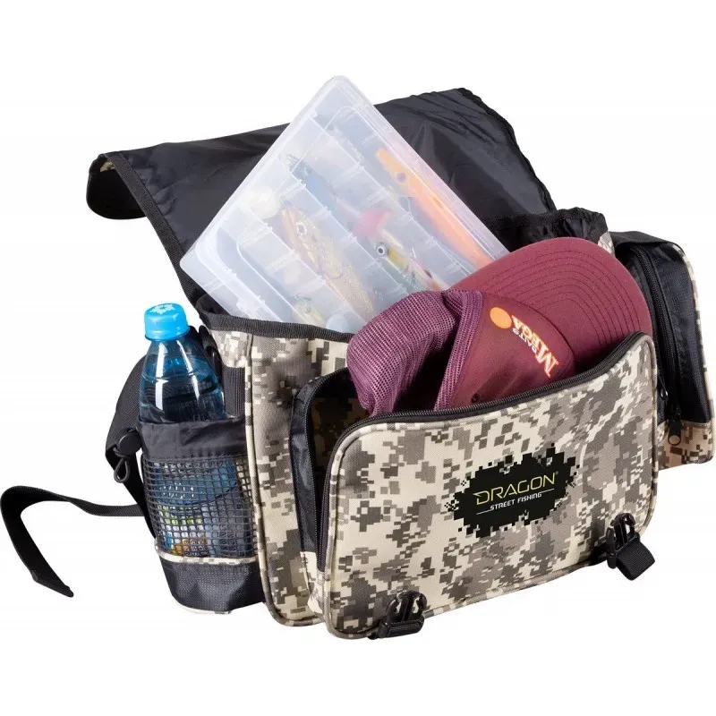 Chlebak wędkarski Dragon STREET FISHING z mocowaniem biodrowym