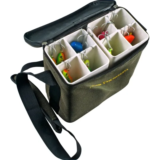 Torba wędkarska na duże przynęty, pilkery - 8 przegródek. TEAM DRAGON