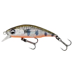 Wobler Savage Gaer 3D STICKLEBAIT TWITCH 4.5CM / Olive Smolt