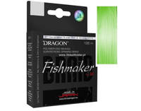 Plecionka DRAGON Fishmaker v.2 / Momoi 135 m 0.08 mm/6.10 kg zielona fluo
